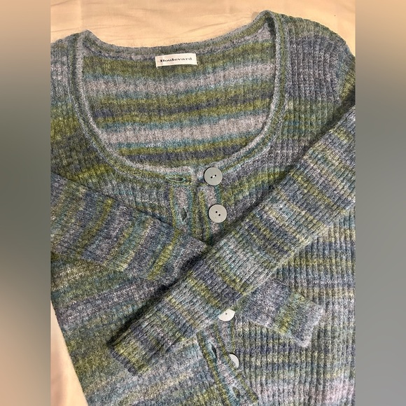 Mohair wool vintage cardigan - Picture 4 of 5